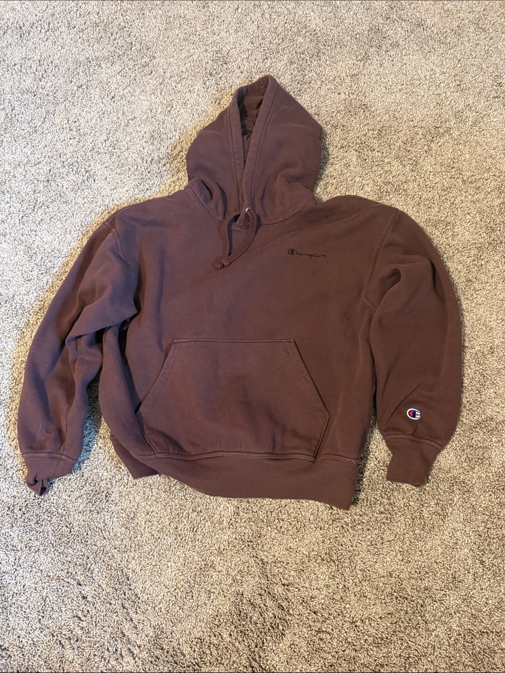 Champion maroon Pullover Hooded Sweatshirt